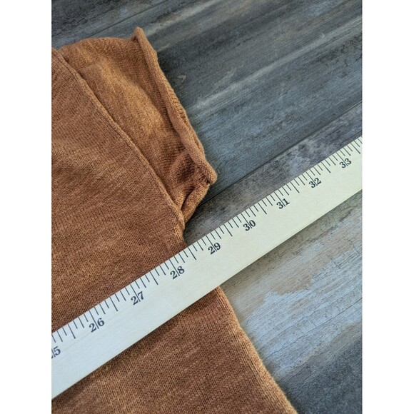 FP Free People Beach Sweater Oversized Women's XS Orange Short Sleeve - Picture 3 of 6